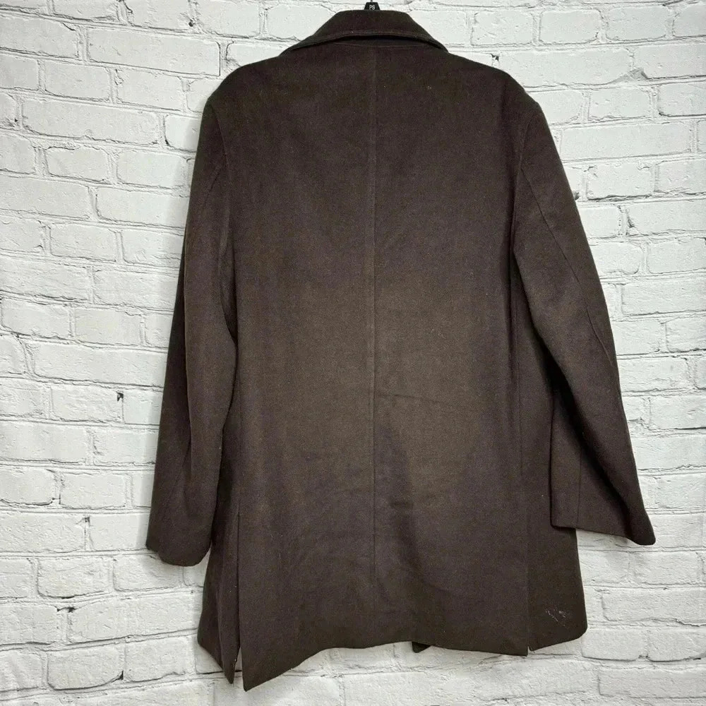 Bachrach Women’s Brown Wool Coat size Large - Picture 4 of 14